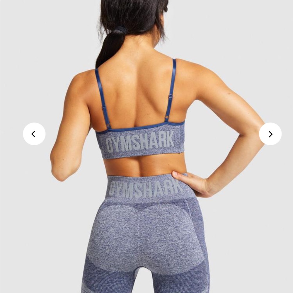 FLEX STRAPPY SPORTS BRA ( navy marl)